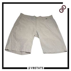 Travis Mathew Men's Beck Performance Stretch Golf Chino Shorts Beige‎ Size 36